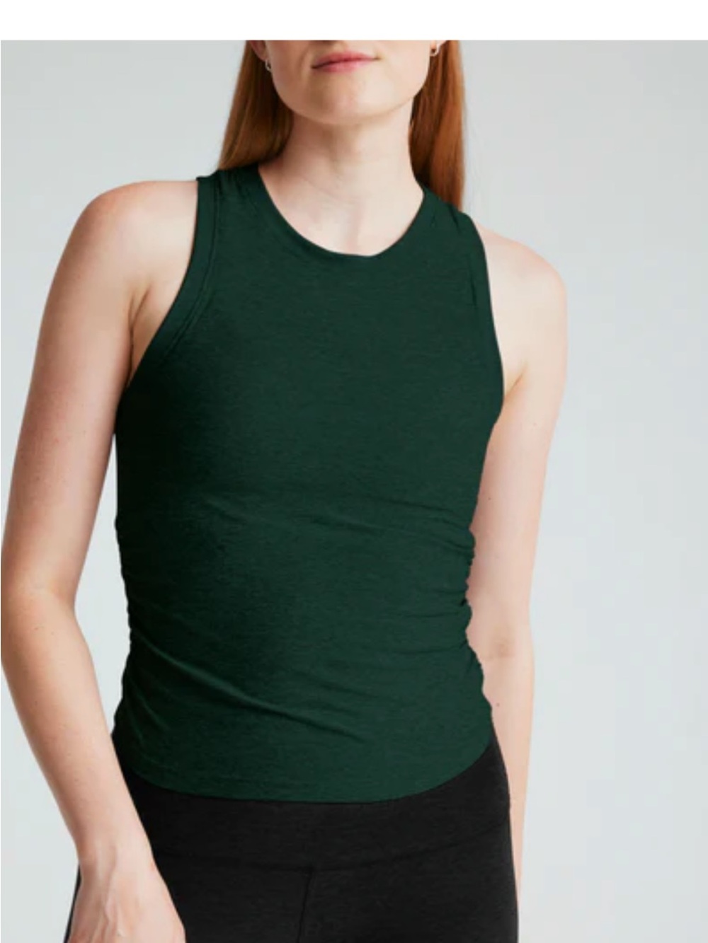 Beyond Yoga Featherweight Your Fit Shirred Tank